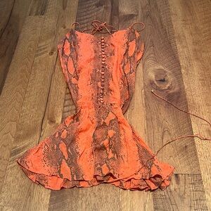 Vix Woman’s Snake Skin Dress